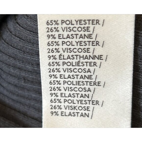 We the Free Ribbed Square Neck Cropped Ribbed Top Charcoal Gray Size M NWT - Picture 3 of 8